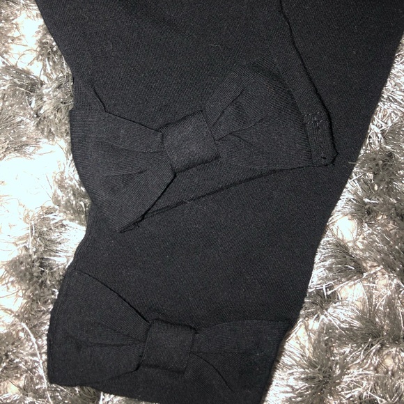 Baby Girl Leggings w/ Bow Ankles 18 Months - Picture 2 of 3